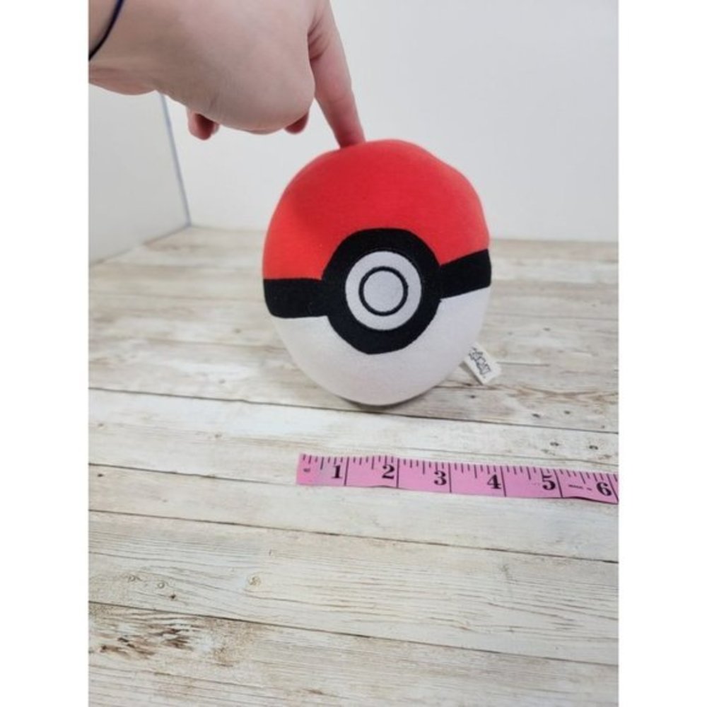 Pokemon Pokeball Plush - TOY FACTORY 2017 -5” Stuffed Ball - Picture 3 of 9